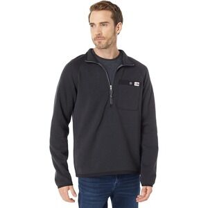 The North Face Pullover Sweater Mens Fleece‎ Quarter Zip Black Outdoors